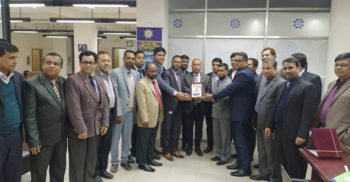 মৌলভীবাজারে ব্যাংক অফিসার্স এসোসিয়েশন এর বিদায় সংবর্ধনা