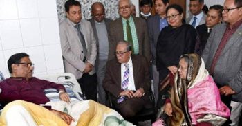 হাসপাতালে কাদেরকে দেখে এলেন রাষ্ট্রপতি