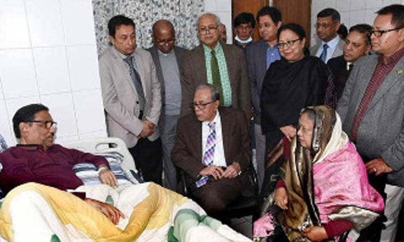 হাসপাতালে কাদেরকে দেখে এলেন রাষ্ট্রপতি
