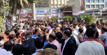 ঢাকা সাংবাদিক ইউনিয়নের ভোটগ্রহণ চলছে