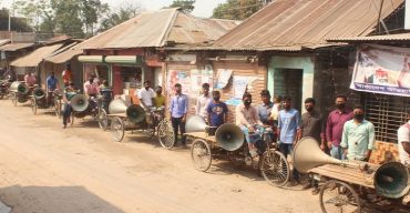 করোনা প্রতিরোধ সচেতনতায় পাকেরহাট গনগ্রন্থাগারের প্রচারণা
