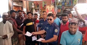 করোনা সচেতনতা ও বাজার নিয়ন্ত্রনে কলাপাড়ায় পুলিশের ক্যাম্পেইন