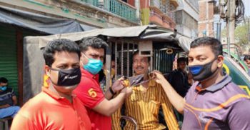 ঝিনাইদহে করোনা ভাইরাস রোধে তিন হাজার মাস্ক বিতরণ