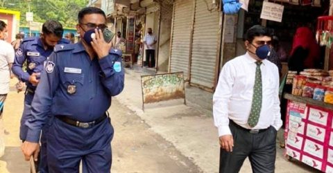 শরীয়তপুরের ভেদরগঞ্জে প্রশাসনের কার্যকরী পদক্ষেপে জনসমাগম বন্ধ
