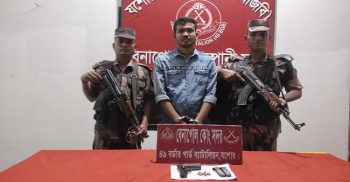 যশোরের বেনাপোলে ১টি অস্ত্র, ২টি ম্যাগজিন ও ৭ রাউন্ড গুলি সহ আটক-১
