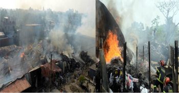 সিদ্ধিরগঞ্জে ৭টি ঝুটের গোডাউনে ভয়াবহ আগুন ২কোটি টাকা ক্ষতি