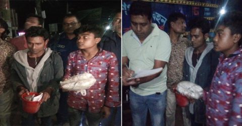 ঝিনাইদহে বালির ট্রাক থেকে গাঁজাসহ গ্রেফতার ২