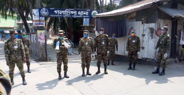 গলাচিপায় সেনাবাহিনীর টহল শুরু