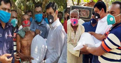 সেই তিন বৃদ্ধের বাড়িতে গিয়ে ক্ষমা চাইলেন ইউএনও