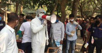 ডামুড্যায় জরিমানা করে প্রবাসীদের ‘হোম কোয়ারেন্টিন’ মানাতে বাধ্য করছেন প্রশাসন