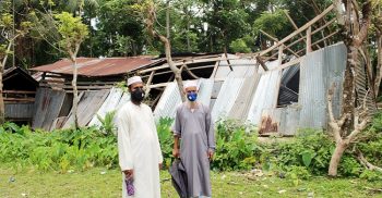 রাজাপুরে কালবৈশাখি ঝড়ে মাদ্রাসা বিধ্বস্তসহ গাছপালা ও শতাধিক কাচা ঘরবাড়ির ক্ষতি