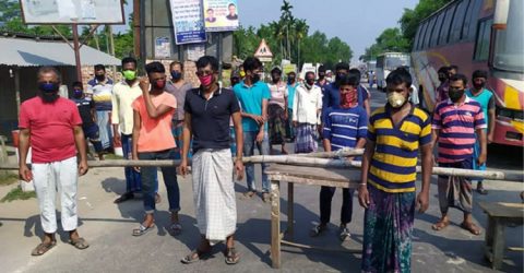 বাগেরহাটে চিতলমারী-টুঙ্গিপাড়া সীমান্তবর্তী সেতুতে চেকপোস্ট: করোনা রোগী সনাক্ত-২