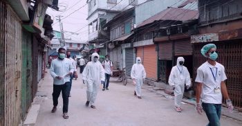 করোনা ভাইরাস মোকাবিলায় যুদ্ধে মানব কল্যাণে আমরা
