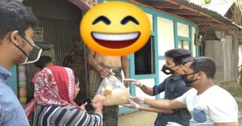 বাউফলে “স্বপ্নছোয়া”‘র খাদ্যসামগ্রী ও মাস্ক বিতরন