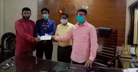 গলাচিপায় মাই টিভির ১১ বছরে পদার্পণ উপলক্ষে ত্রাণ তহবিলে অনুদান