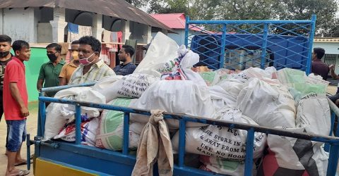 রাজনগরে ১২শত পরিবারকে খাদ্য সামগ্রী বিতরণ