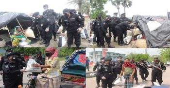 হত দরিদ্রদের মাঝে র‌্যাবের খাদ্য সামগ্রী বিতরণ