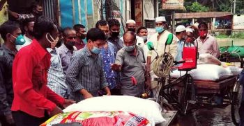 কর্মহীন ঘরে থাকা গরীব ও দুস্থ্য পরিবারের পাশে বিএনপি