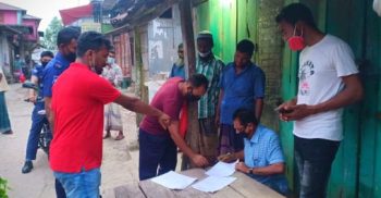 রাঙ্গাবালীতে দোকাল খোলা রাখায় ব্যবসায়ীকে জরিমানা