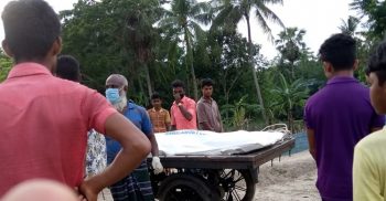 পশুর নদী থেকে অজ্ঞাত ১ জনের হাত-পা বাধা অবস্থায় লাশ উদ্ধার