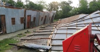 গলাচিপায় ঘূর্ণিঝড়ে বিধ্বস্থ স্কুল