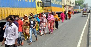 ঢাকায় ঢুকতে পরিচয়পত্র দেখাতে হবে শ্রমিকদের