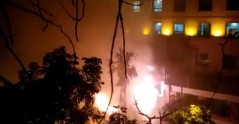 আগুন না নিভিয়ে তারা ভিডিও করতেই ব্যস্ত ছিলেন!