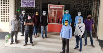 ঝিনাইদহ সদর হাসপাতালে ডক্টরস সেফটি বুথ স্থাপন