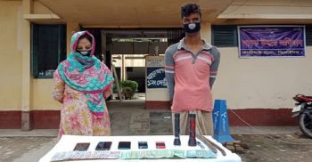কালীগঞ্জে শিপন কম্পিউটারে চুরির দুই আসামী গ্রেফতার: চোরাই মালামাল উদ্ধার