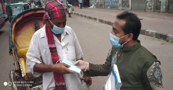 করোনায় মানবিক কার্যক্রমে নিয়োজিত মোঃআজিজুল হুদা চৌধুরী সুমন