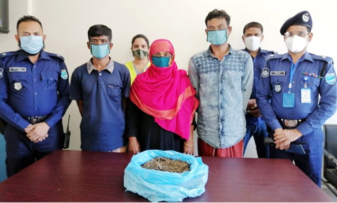 সিদ্ধিরগঞ্জে গাঁজা ও ইয়াবাসহ ৫ মাদক ব্যবসায়ী গ্রেফতার