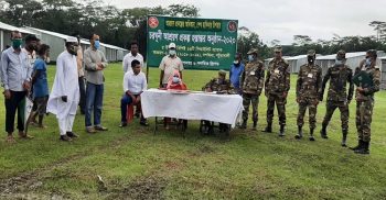 পটুয়াখালীর দশমিনায় আশ্রয়ন প্রকল্প হস্তান্তর