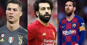 মেসির উপরে রোনালদো, শীর্ষ ১০০তে মোহামেদ সালাহ