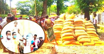 প্রধানমন্ত্রীর ত্রাণ তহবিল থেকে রাঙ্গাবালীতে জেলেদের মাঝে ভিজিএফ চাল বিতরণ