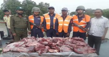 সুন্দরবনে ১০ কেজি হরিণের মাংস উদ্ধার