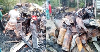 দুর্যোগপূর্ণ আবহাওয়ার মধ্যে কলাপাড়ায় ভয়াবহ অগ্নিকাণ্ড: সবকিছু পুড়ে ছাই