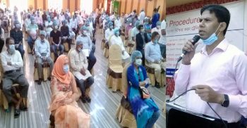 কুয়াকাটায় ট্যুরিজম বোর্ডের উদ্যোগে হোটেল মালিক কর্মচারীদের প্রশিক্ষন