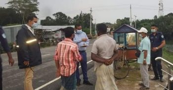 স্বাস্থ্যবিধি অমান্য করায় শরীয়তপুরে ২৫ জনকে ৬ হাজার ছয়শত টাকা জরিমানা