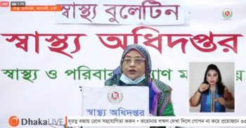 দেশে করোনা শনাক্ত ১ লাখ ছাড়াল, মৃত্যু বেড়ে ১৩৪৩
