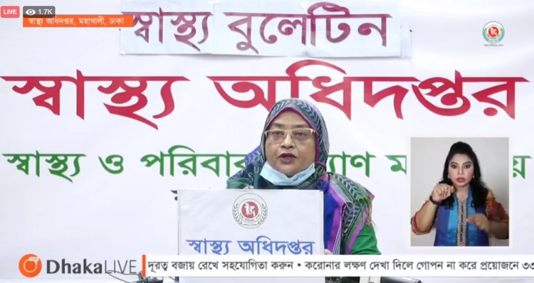 গত ২৪ ঘণ্টায় নতুন করে ৩,৮৬৮ জন দেশে করোনায় আক্রান্ত, মৃত্যু ৪০ জন