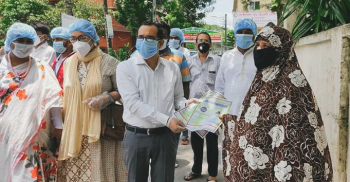 ডেঙ্গুমশার প্রজনন ও কোভিড-১৯  ভাইরাসের সংক্রমণরোধে প্রচারাভিযান