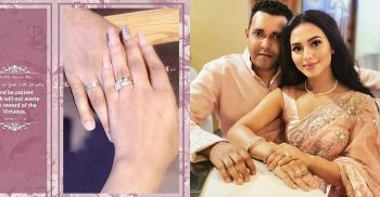 প্রেমিকের সঙ্গে বাগদান সারলেন চিত্রনায়িকা নুসরাত ফারিয়া