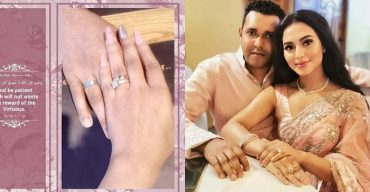 প্রেমিকের সঙ্গে বাগদান সারলেন চিত্রনায়িকা নুসরাত ফারিয়া