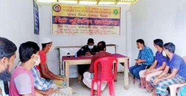 রাঙ্গাবালীতে ঘরের দুয়ারে মিলছে পুলিশি সেবা