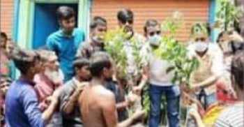 বঙ্গবন্ধুর জন্ম শতবর্ষ উপলক্ষে গলাচিপায় ছাত্রলীগের বৃক্ষরোপন