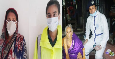 আগৈলঝাড়ায় ক্ষুধার্ত বৃদ্ধা মায়ের সমস্ত দায়িত্ব নিলেন ওসি মো: আফজাল হোসেন: অভিযুক্ত পুত্রবধূ কারাগারে
