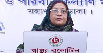 স্বাস্থ্য অধিদপ্তরের বুলেটিন দেশে করোনায় মৃত্যু বেড়ে ২৮৩৬, নতুন শনাক্ত ২৫৪৮