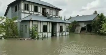 শরীয়তপুরের বন্যার পানিতে নিম্নাঞ্চলের ৩০ টি গ্রাম প্লাবিত