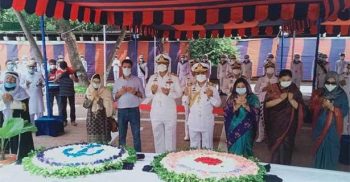 গোপালগঞ্জের টুঙ্গিপাড়ায় বঙ্গবন্ধুর সমাধিতে নয়া নৌবাহিনী প্রধানের শ্রদ্ধা