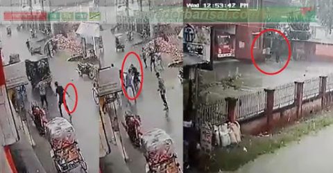 পটুয়াখালীতে প্রকাশ্যে দুই ছাত্রকে কোপানোর ভিডিও ভাইরাল
